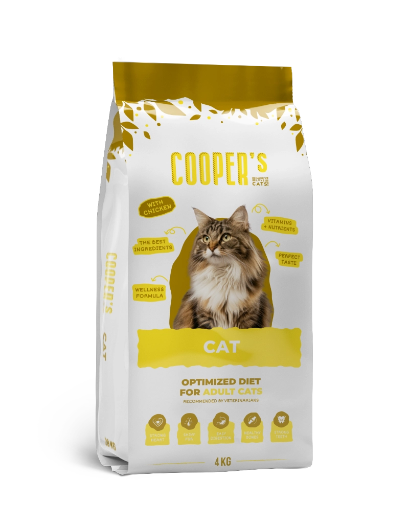 Dry food for adult cats bag 4kg